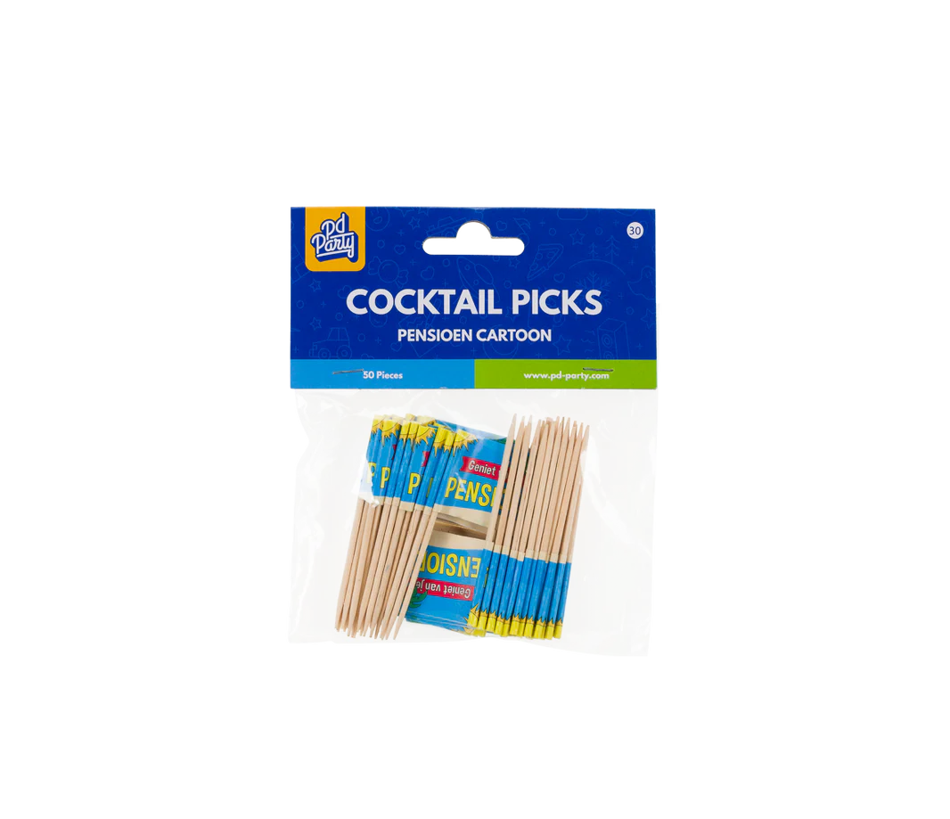 Pensioen Cocktailprikkers 50st