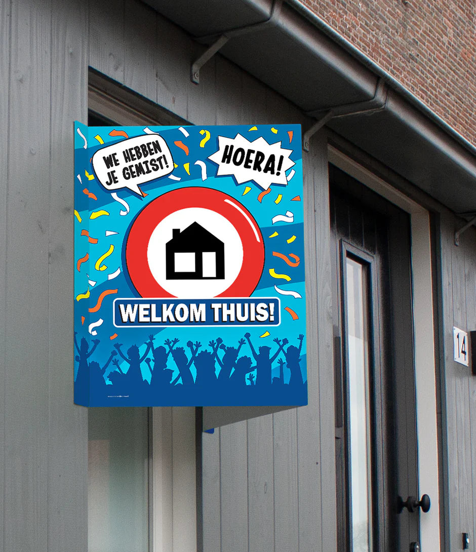 Raambord Welkom thuis