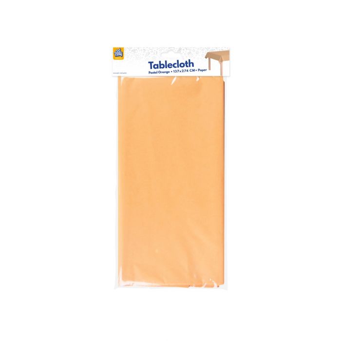 Papieren Tafelkleed Pastel Oranje