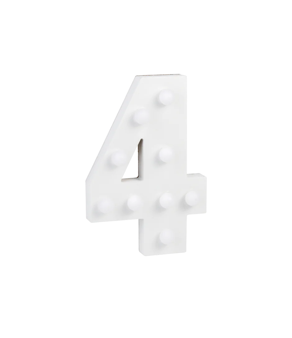 4 Licht Cijfer