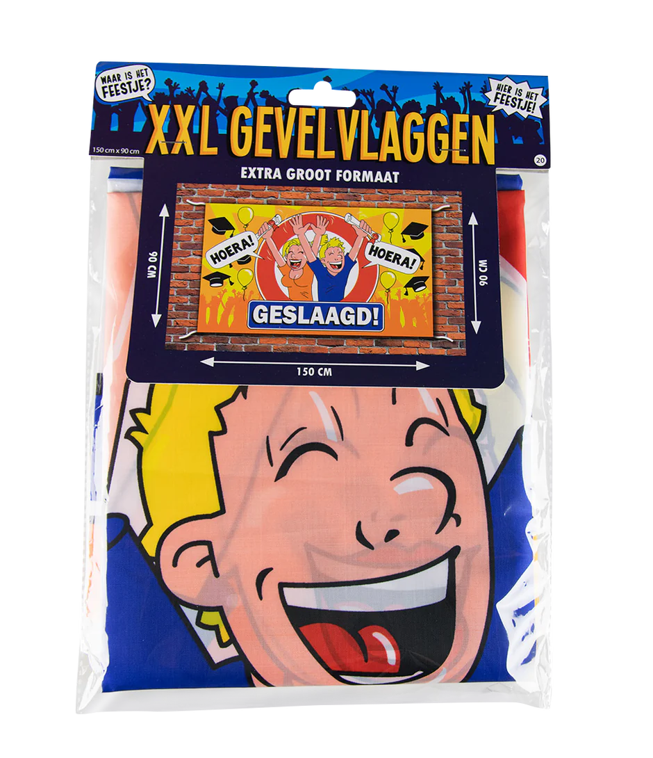 Geslaagd Gevelvlag Hoera