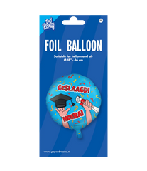 Helium Ballon Geslaagd Leeg