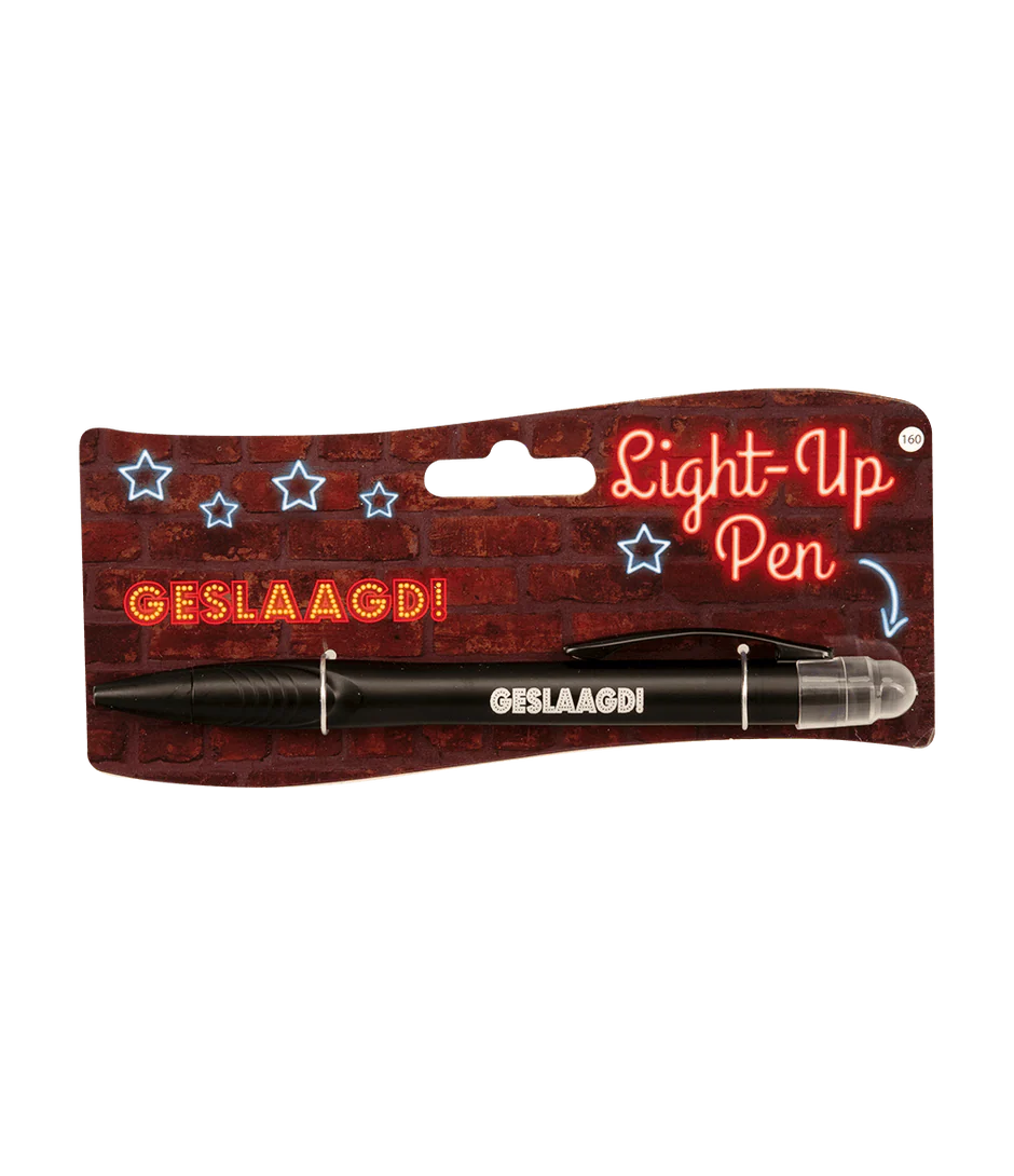 Light Up Pen Geslaagd