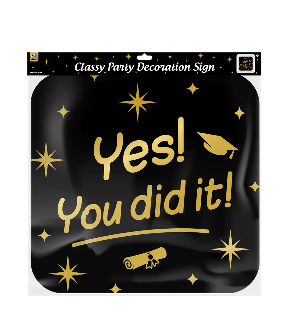 Geslaagd Deurbord You Did It