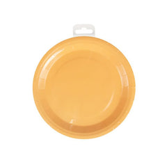 Papieren Bordjes Pastel Oranje 8 Stuks