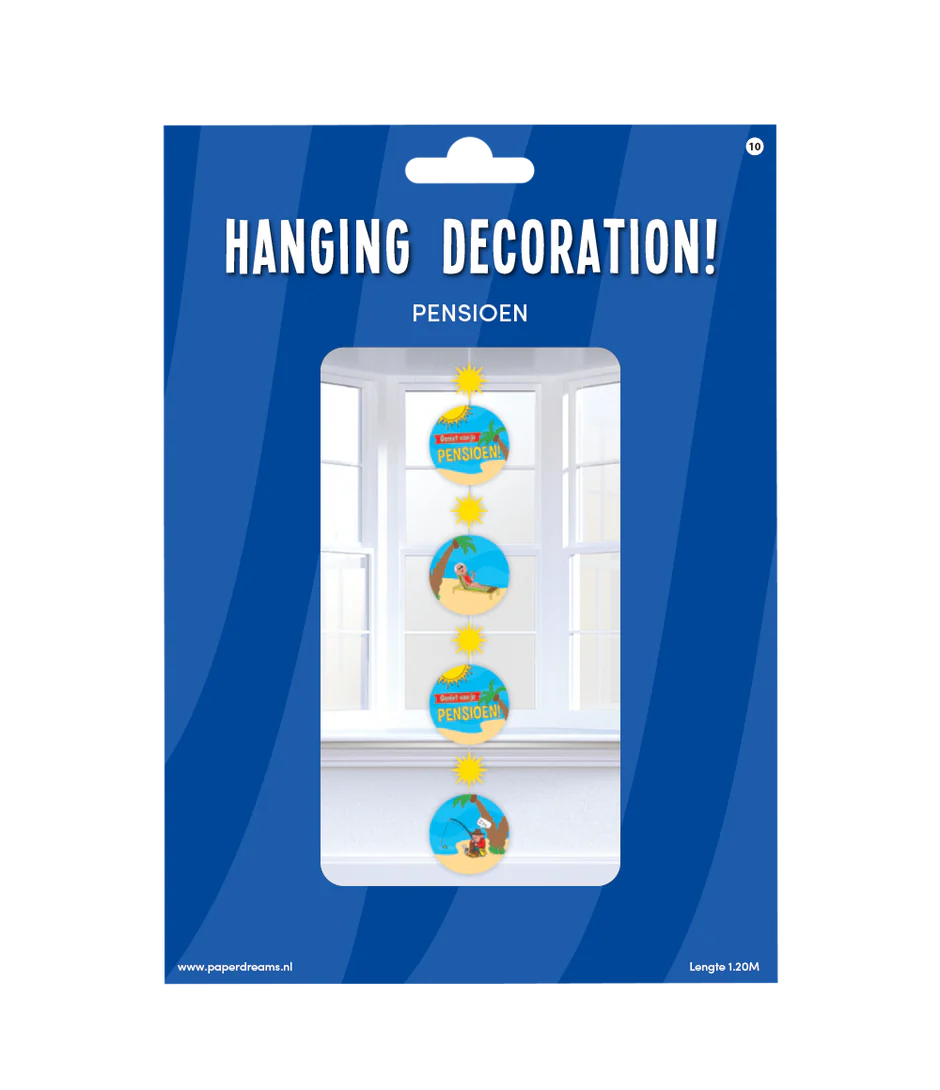 Hangdecoratie Pensioen