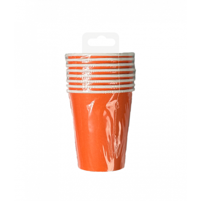 Bekers Oranje 8 Stuks
