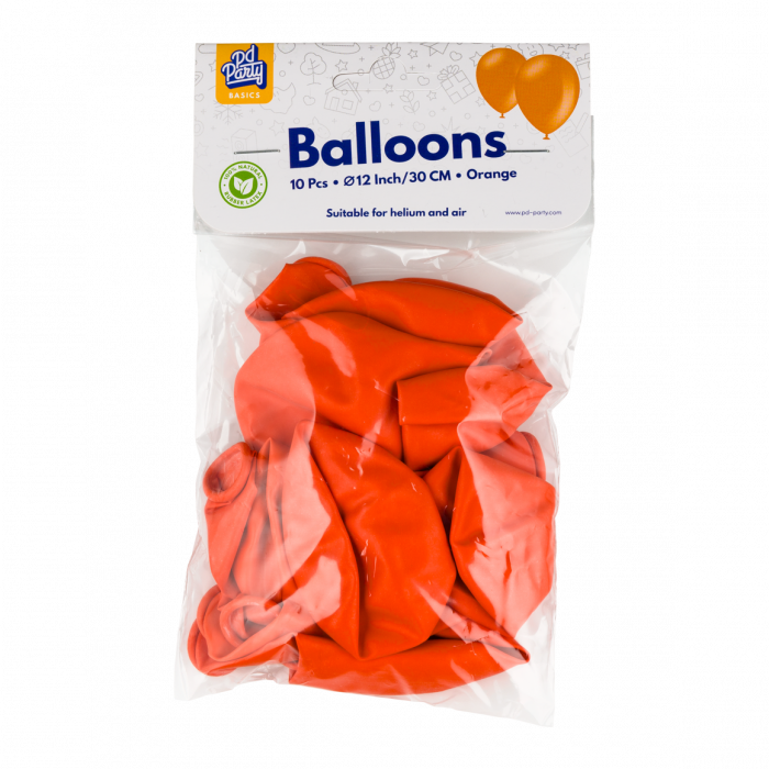Ballonnen Oranje 10 Stuks