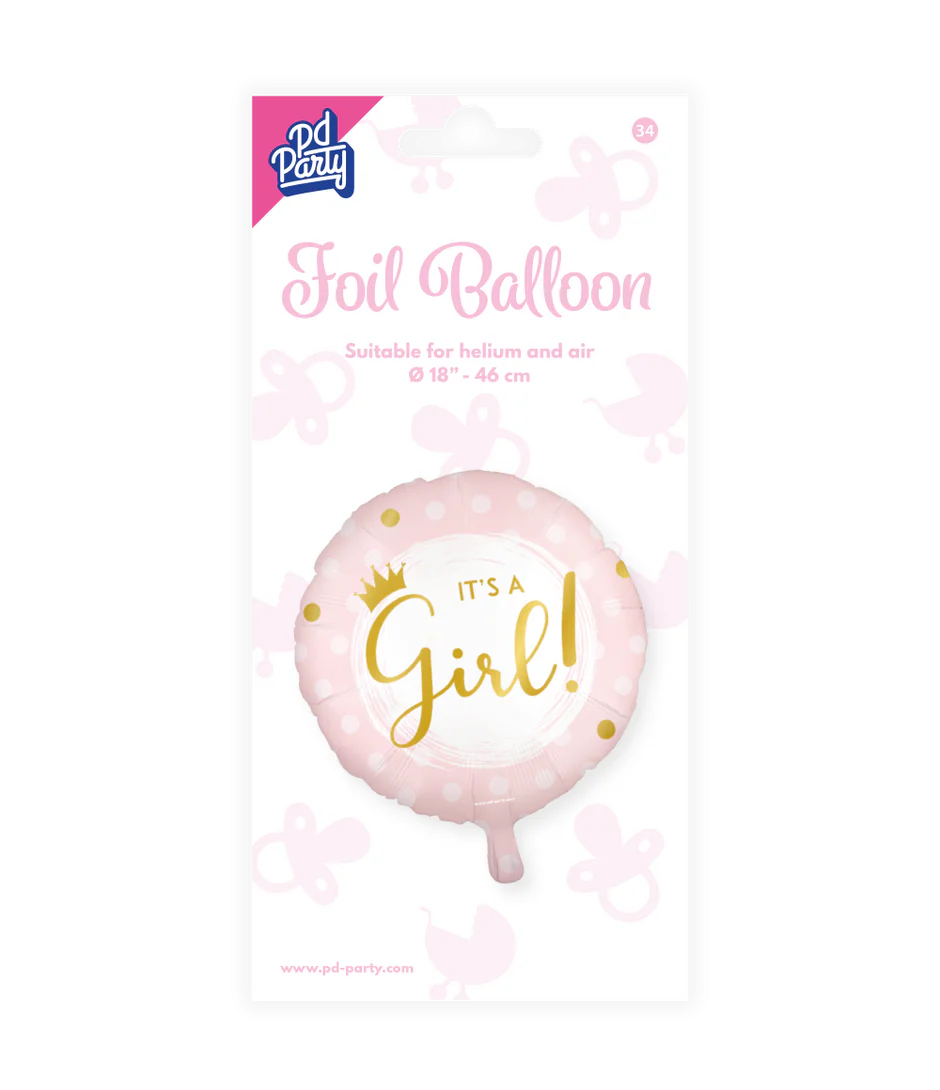 Geboorte Helium Ballon It'S A Girl