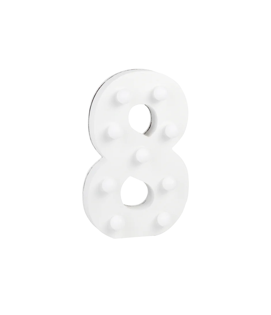 8 Licht Cijfer