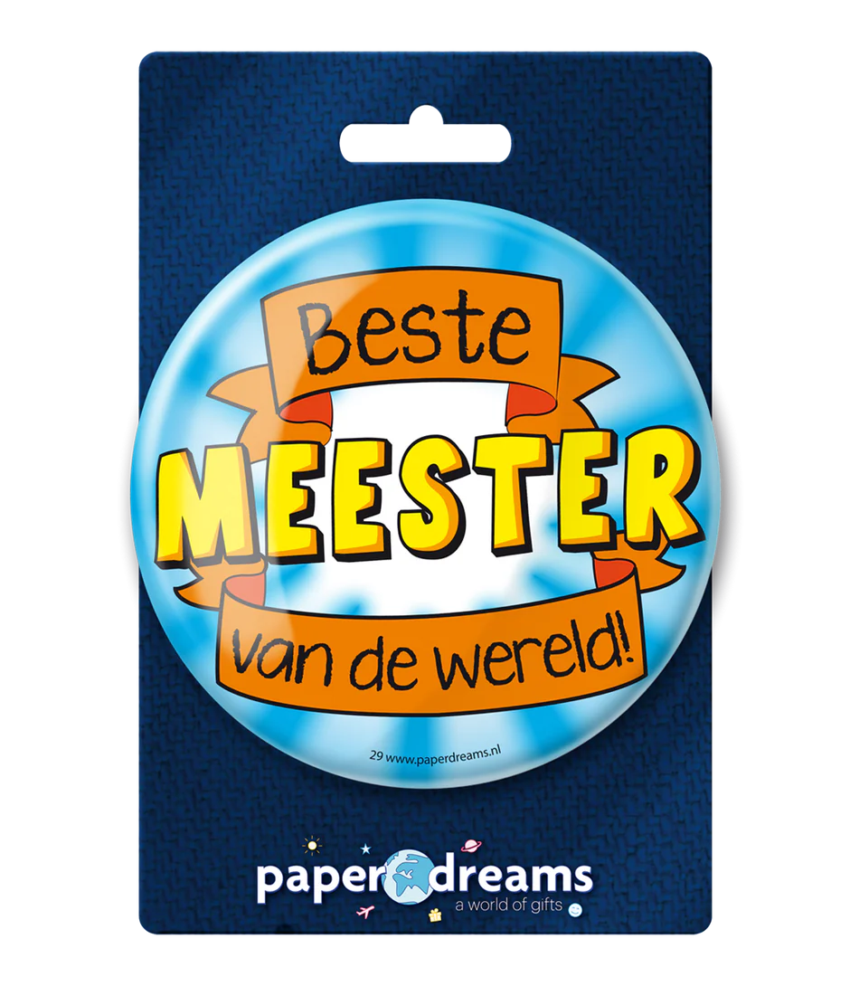 Button Beste Meester van de Wereld