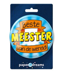 Button Beste Meester van de Wereld