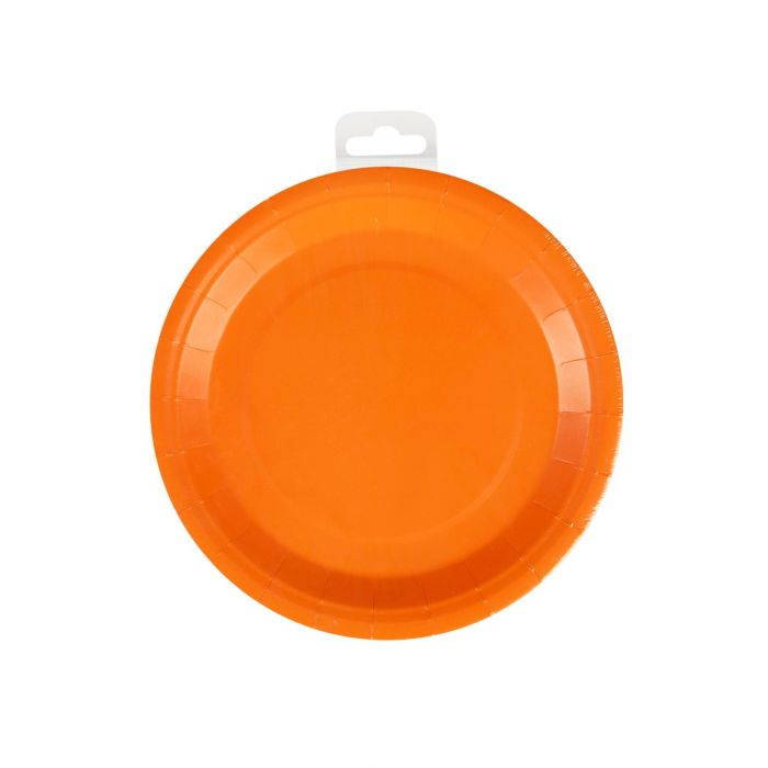 Papieren Bordjes Oranje 8 Stuks