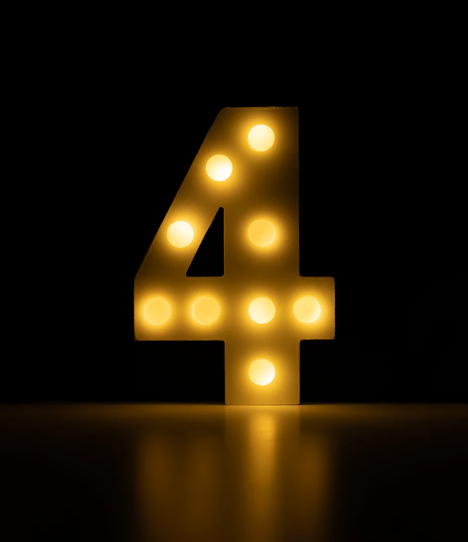 4 Licht Cijfer