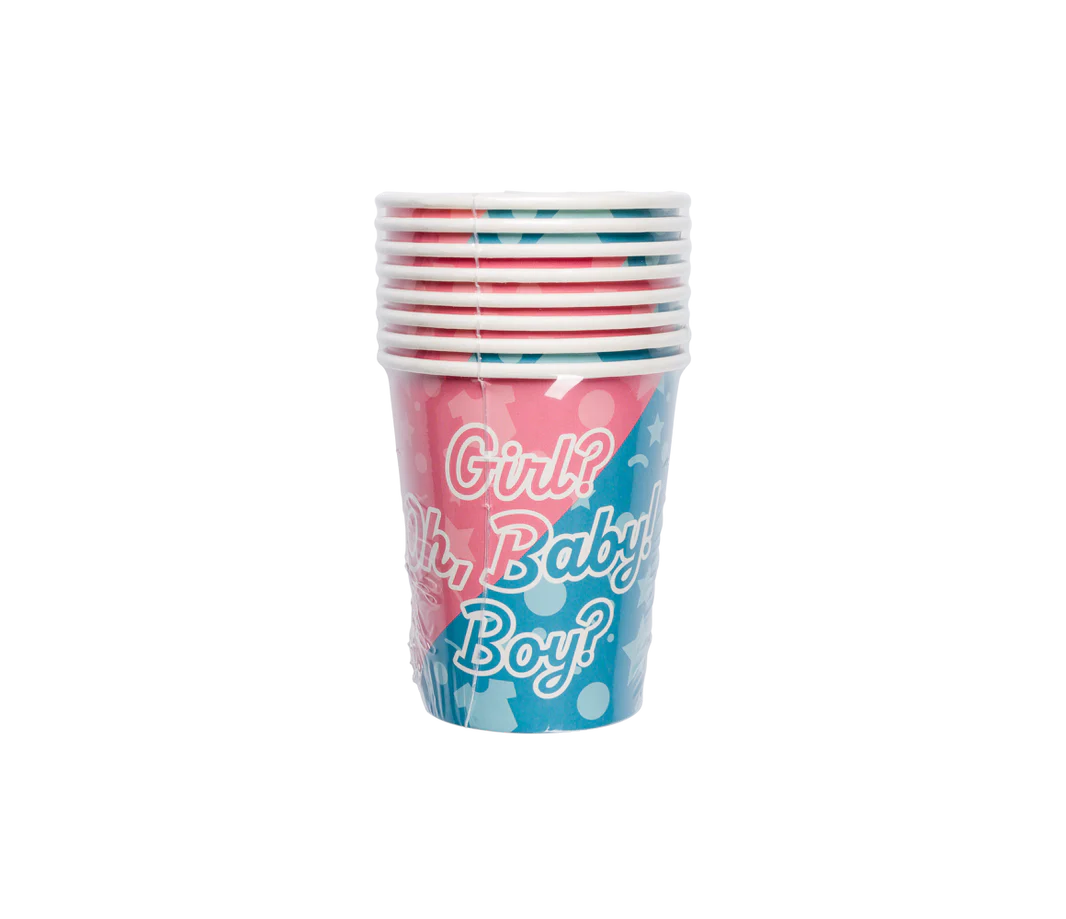 Gender Reveal Bekers 8st