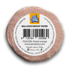 Ballonnen Gewicht Pastel Oranje