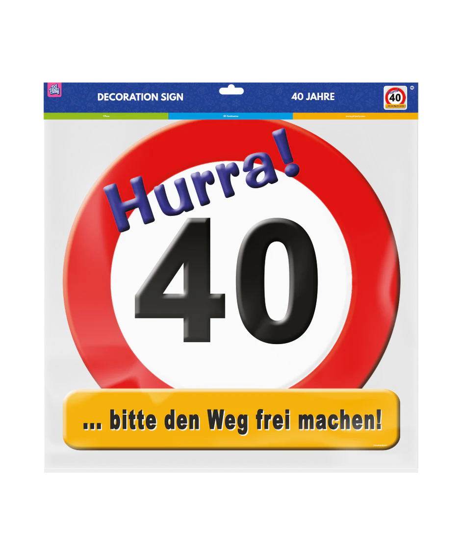 Deurbord 40 Jahre