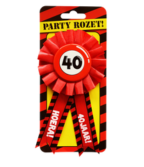 Rozet Hoera 40 Jaar Hoera