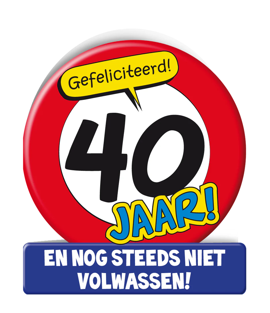 Verjaardagskaart 40 Jaar