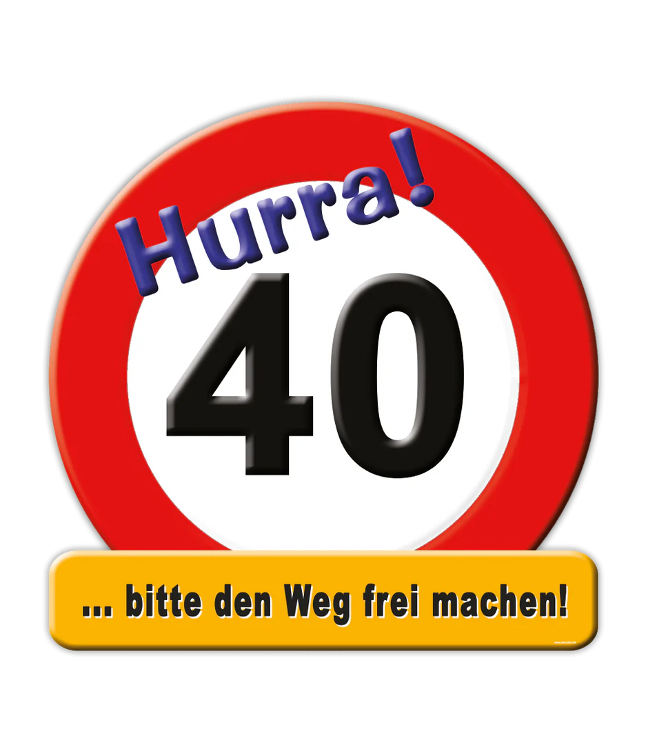 Deurbord 40 Jahre