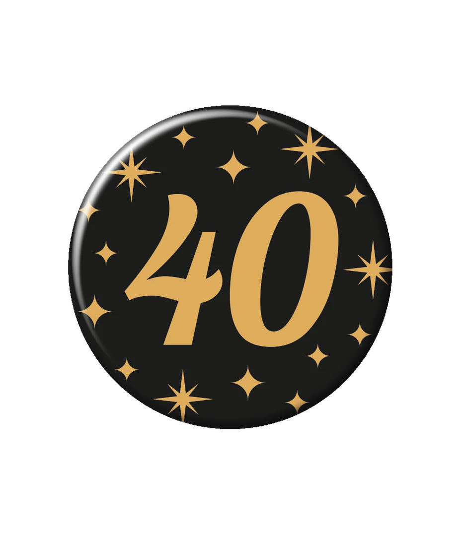 40 Jaar Button