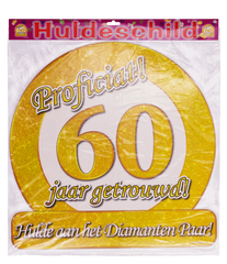 Deurbord 60 Jaar Getrouwd