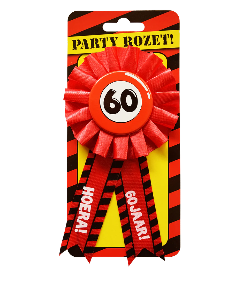 Rozet Hoera Hoera 60 Jaar