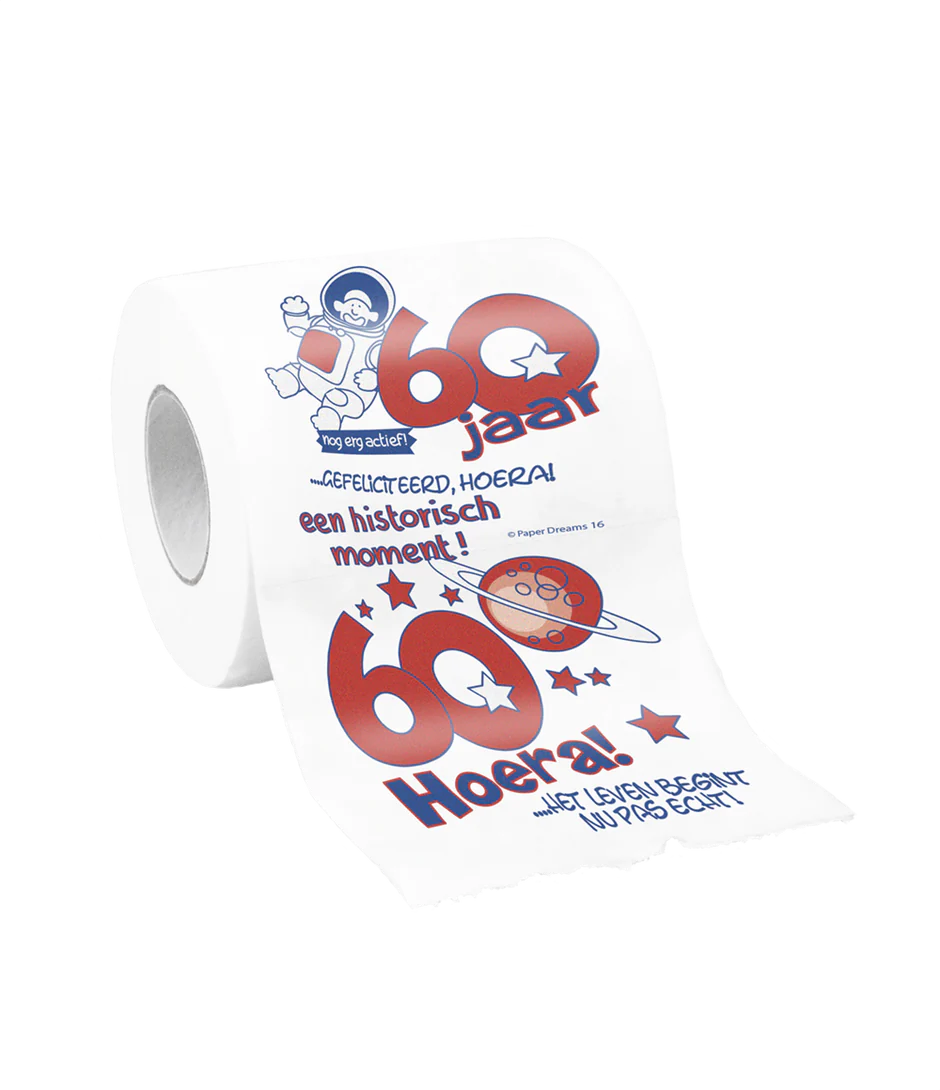 Toiletpapier 60 Jaar