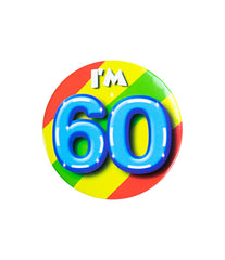 I'm 60 Button 60 Jaar