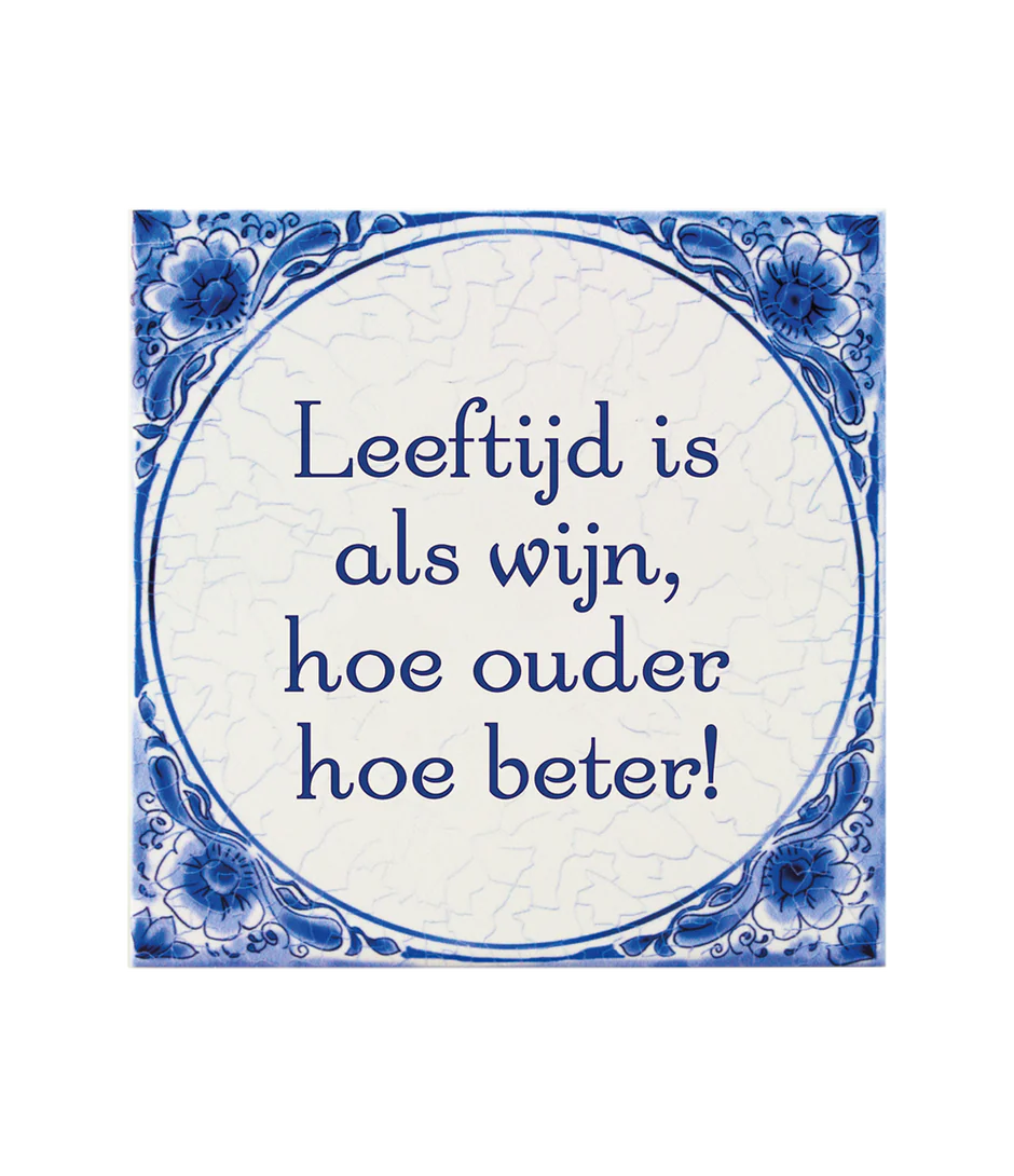 Delfts Blauw Tegel Leeftijd Wijn