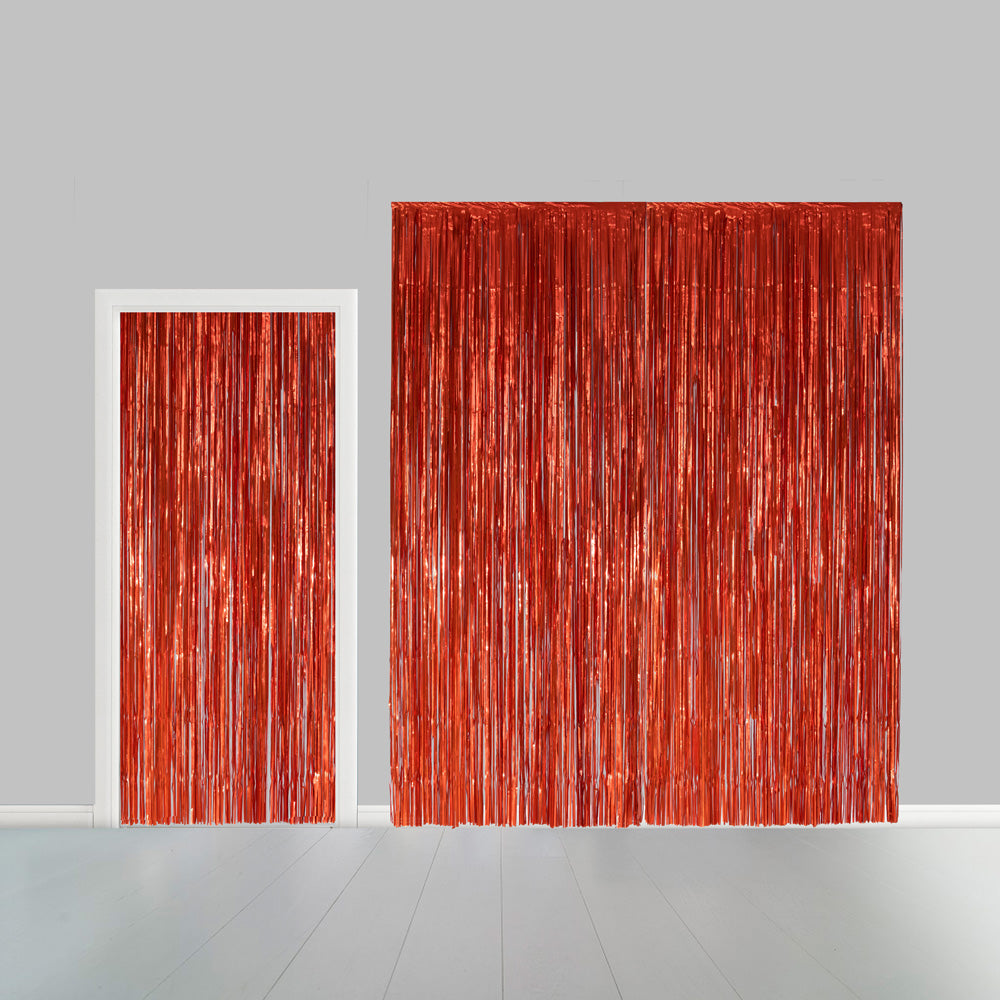Deurgordijn oranje 240x100cm