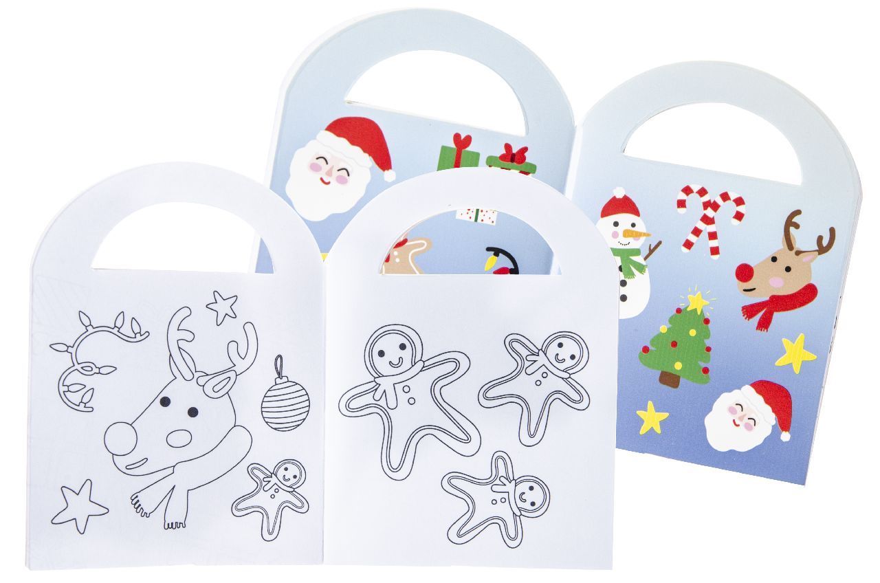 Kleurboekje Kerst met Stickers