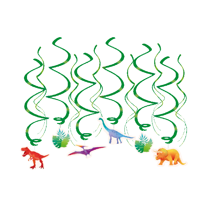 Swirls Dinosaurus 12 Stuks