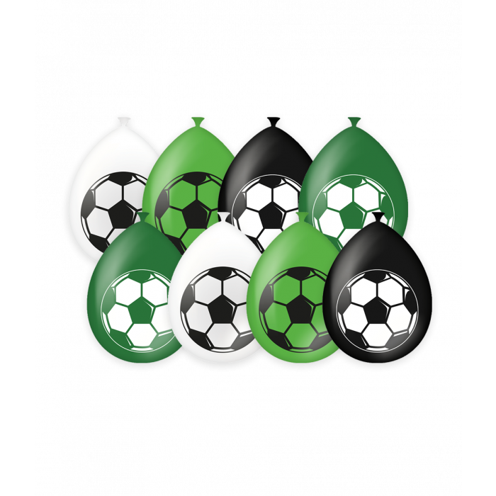 Ballonnen Voetbal 8 Stuks