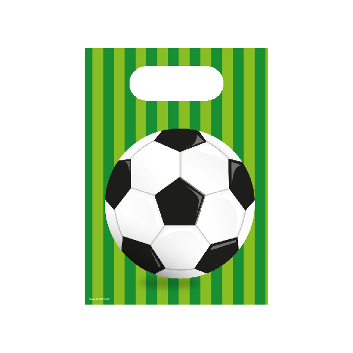 Geschenkzakjes Voetbal 6 Stuks