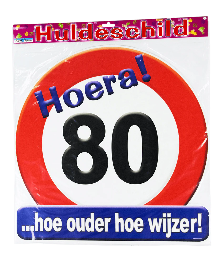 Deurbord 80 Jaar
