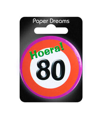 Button 80 Jaar