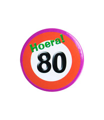 Button 80 Jaar