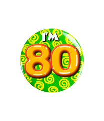 I'm 80 Button 80 Jaar