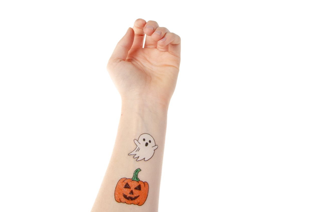 Halloween 12 Vel plak Tattoo's