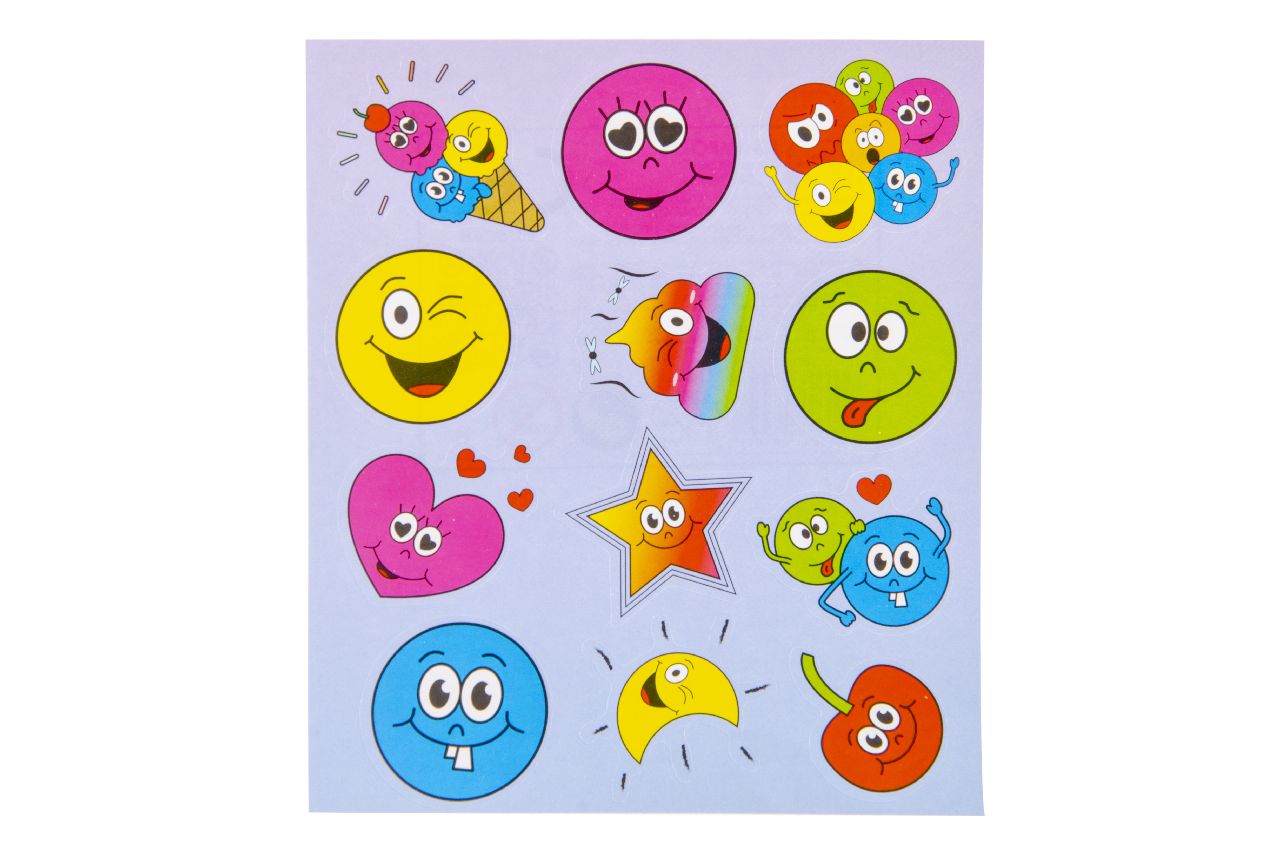 Stickervel Smiley