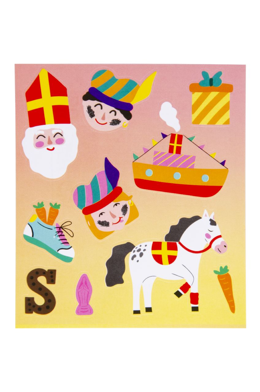 Stickervel Sinterklaas