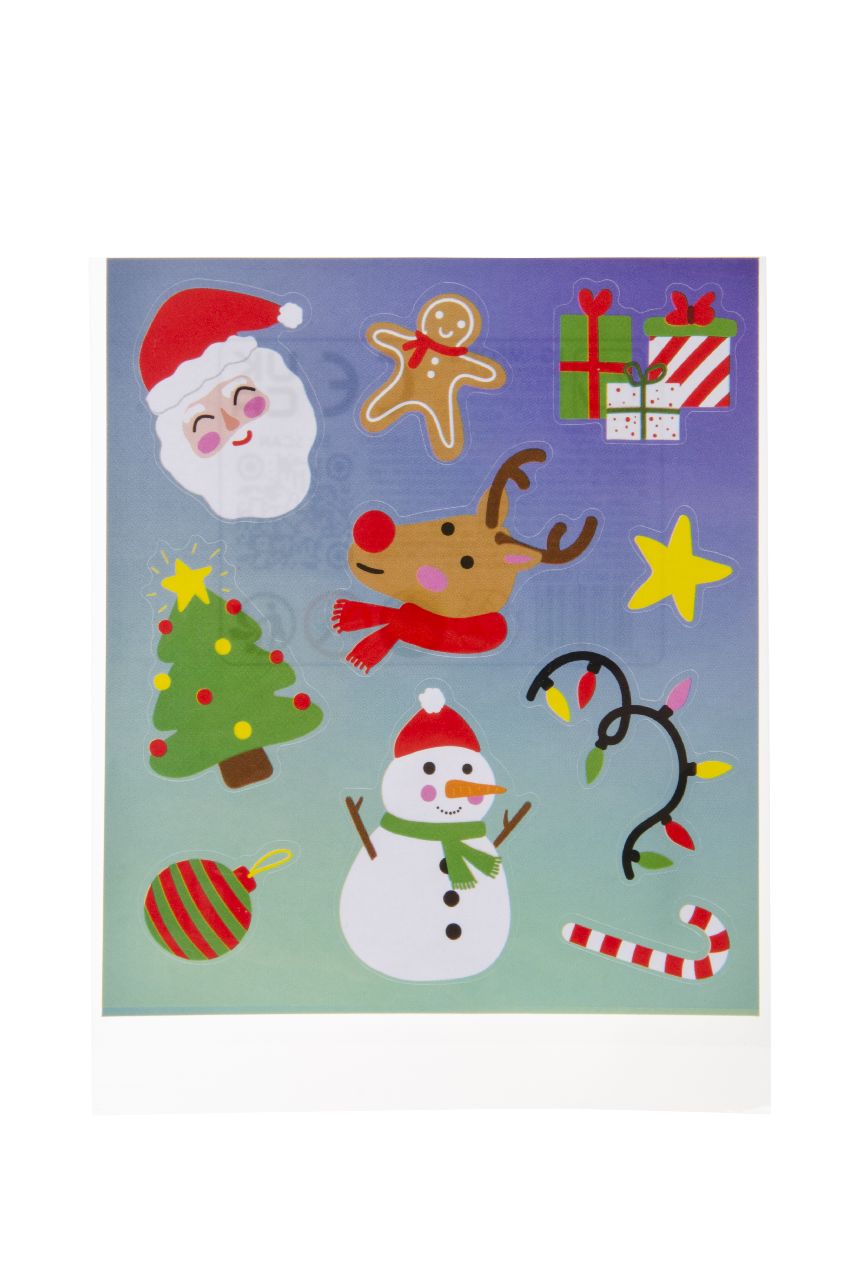 Stickervel Kerst