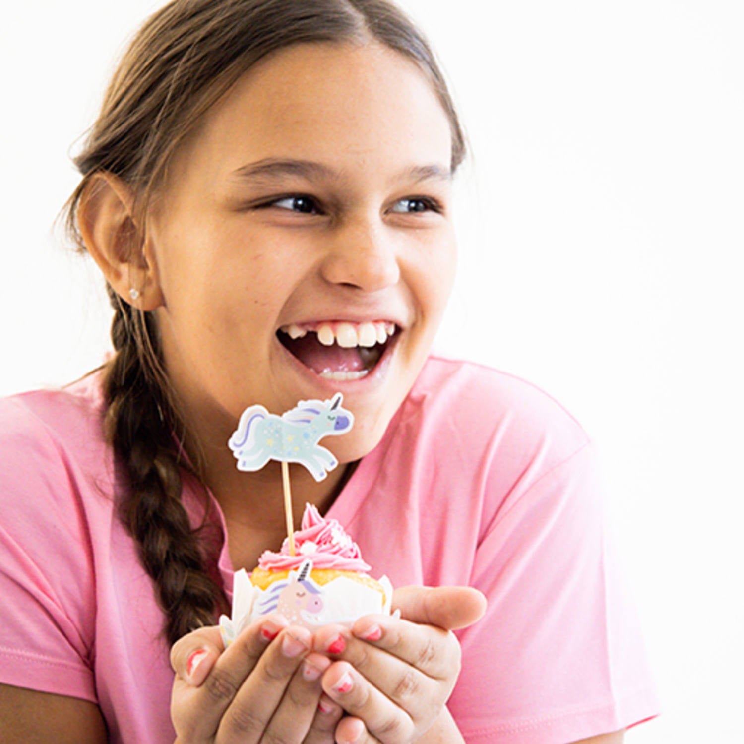 Unicorn & Rainbows Cupcake Toppers 12-delig