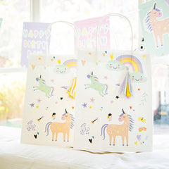 Uitdeelzakje Unicorns & Rainbows 27cm