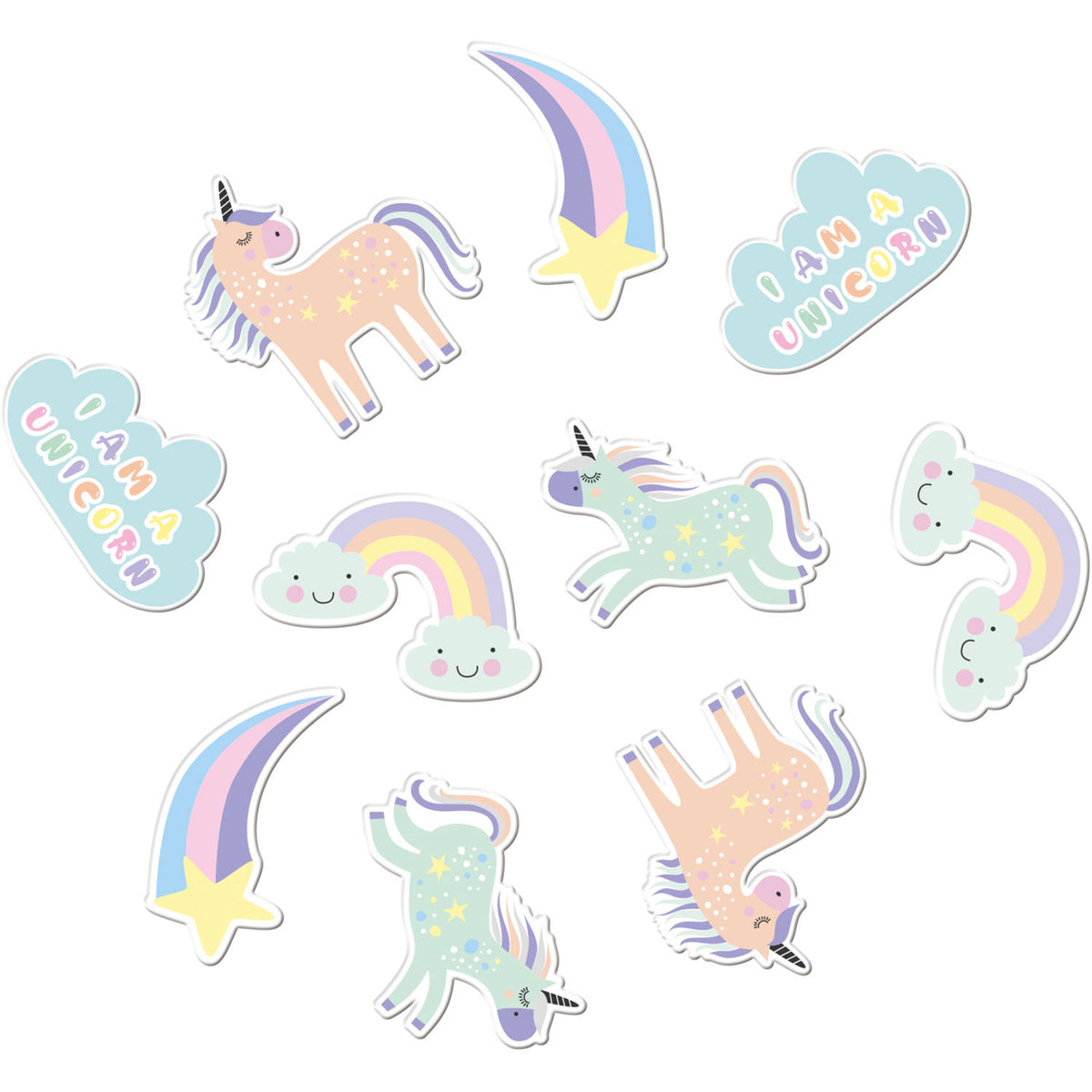 Unicorn & Rainbows Tafel Confetti 45st