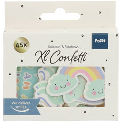 Unicorn & Rainbows Tafel Confetti 45st