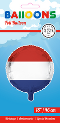 Folieballon Nederlandse Vlag 46cm