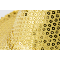 Gouden Trilby Hoed met Glitters