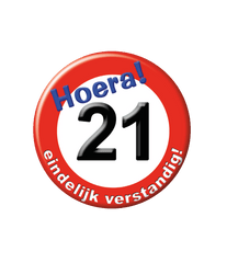 Button 21 Jaar 5,5cm